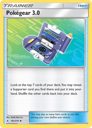Pokegear 3.0 182  SM  Unbroken Bonds - Uncommon