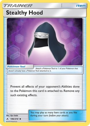 Stealthy Hood 186  SM  Unbroken Bonds - Uncommon