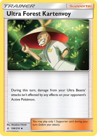 Ultra Forest Kartenvoy/214  - Reverse Holofoil SM  Unbroken Bonds - Uncommon