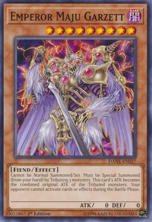 Emperor Maju Garzett (DANE-EN027) - Dark Neostorm Unlimited