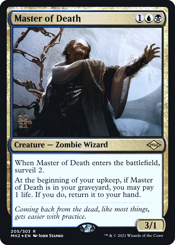 Master of Death (PRE-205) - Modern Horizons 2 Promos Foil