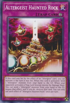 Altergeist Haunted Rock (DANE-EN068) - Dark Neostorm 1st Edition