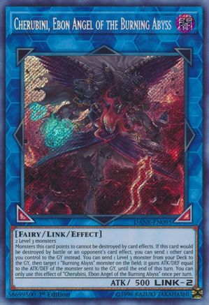 Cherubini, Ebon Angel of the Burning Abyss (DANE-EN095) - Dark Neostorm Unlimited