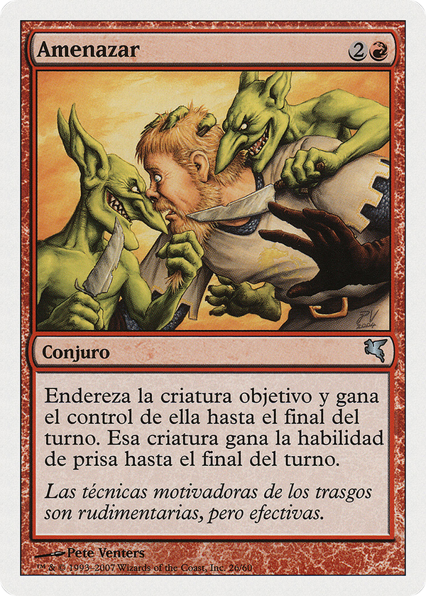 Threaten (Spanish) - "Amenazar" (I26) (PSAL-I26) - Salvat 2005
