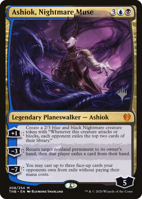 Ashiok, Nightmare Muse (PPTHB-208) - Theros Beyond Death Promos Foil