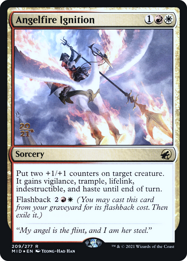 Angelfire Ignition (PRE-209) - Innistrad: Midnight Hunt Promos Foil