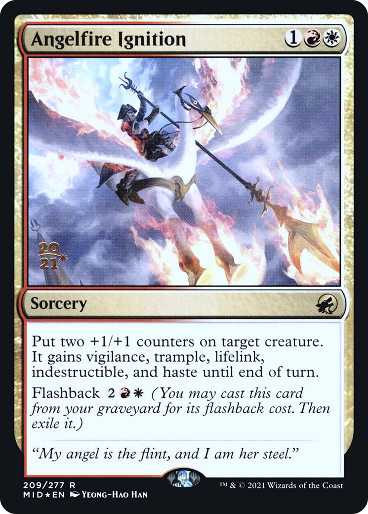 Angelfire Ignition (PRE-209) - Innistrad: Midnight Hunt Promos Foil