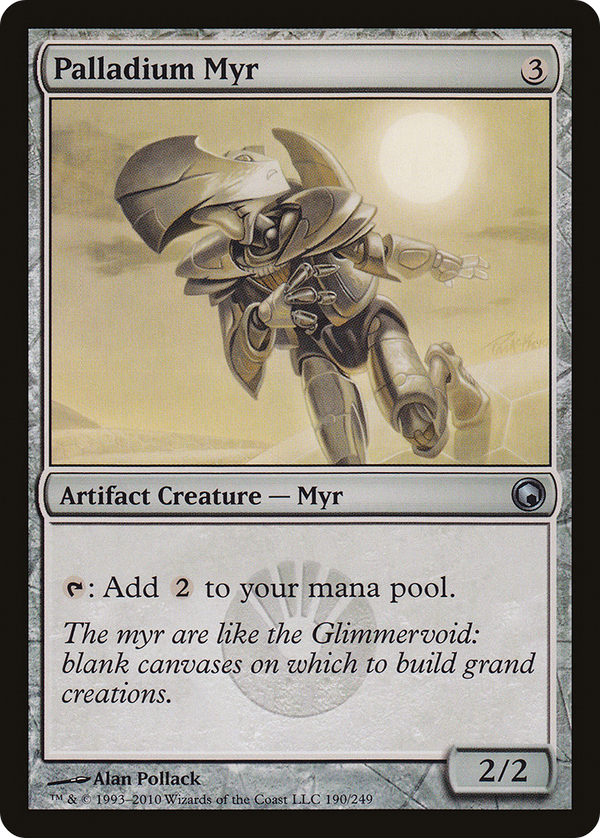 Palladium Myr (SOM-190) - Scars of Mirrodin