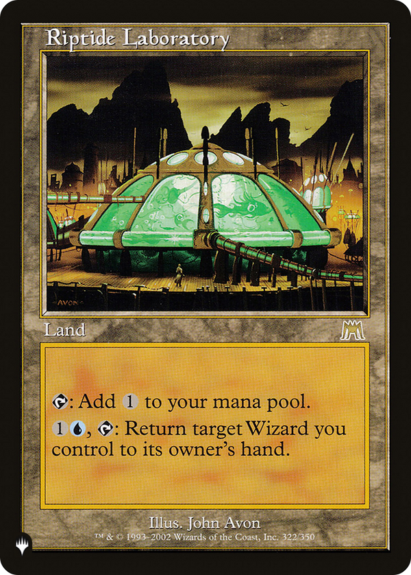 Riptide Laboratory (LIST-322/350) - The List