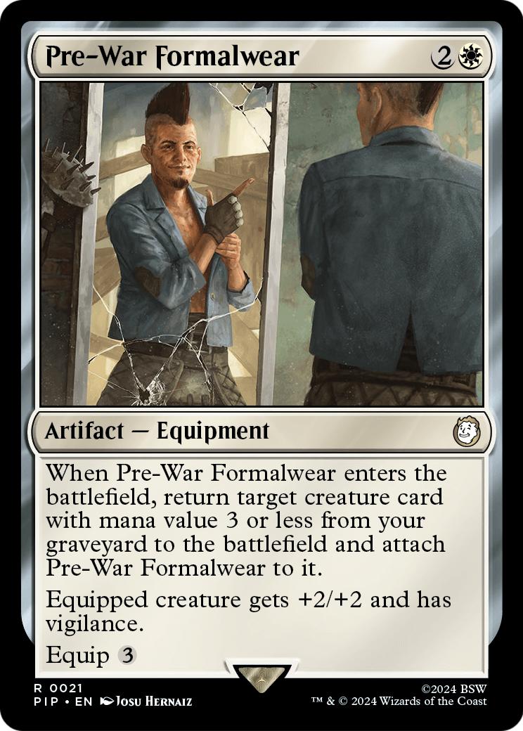 Pre-War Formalwear (PIP-021) - Fallout Foil