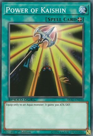 Power of Kaishin (SBAD-EN030) - Speed Duel: Attack from the Deep 1st Edition