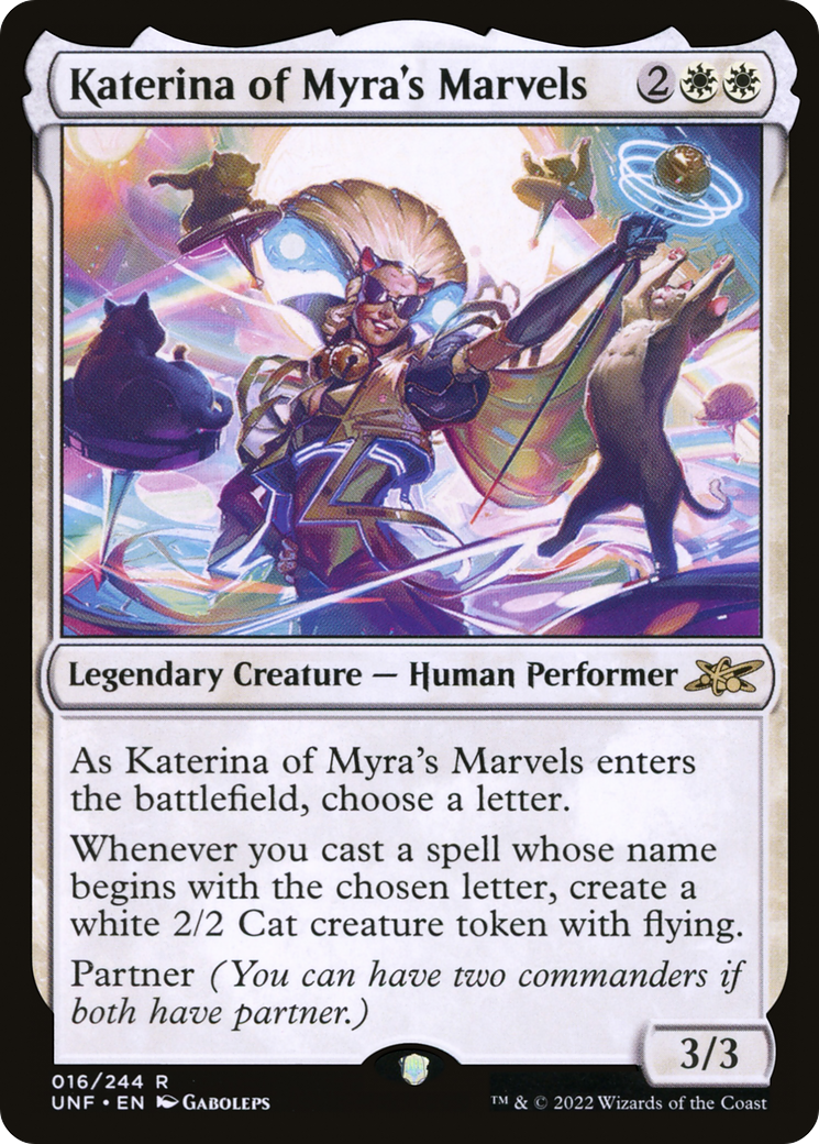Katerina of Myra's Marvels (UNF-016) - Unfinity Foil