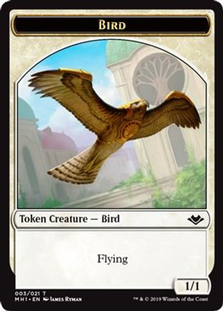 Bird // Bear Double-Sided Token (MH1-3 // 11) - Modern Horizons