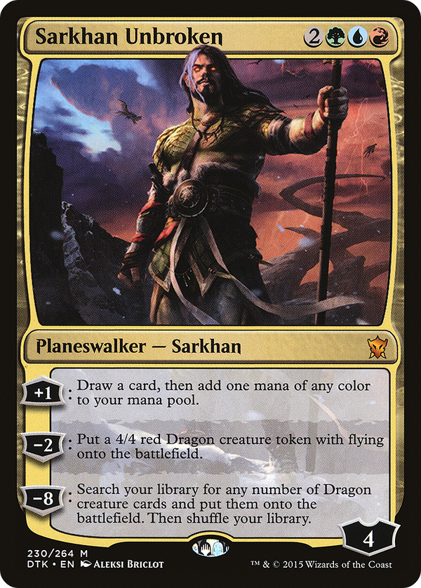 Sarkhan Unbroken (DTK-230) - Dragons of Tarkir Foil
