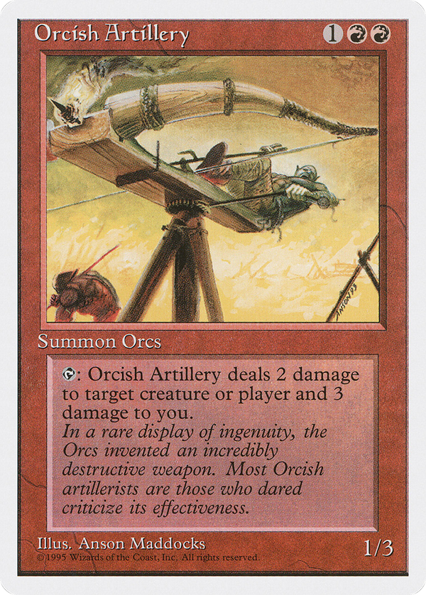 Orcish Artillery (4ED-) - Fourth Edition