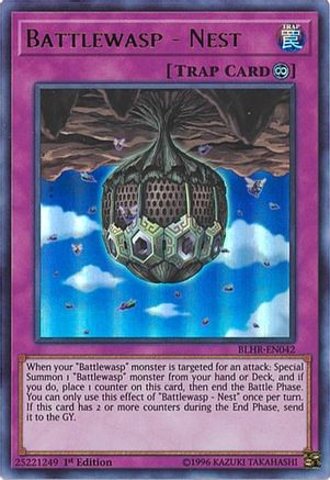 Battlewasp - Nest (BLHR-EN042) - Battles of Legend: Hero's Revenge 1st Edition