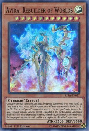Avida, Rebuilder of Worlds (RIRA-EN027) - Rising Rampage Unlimited