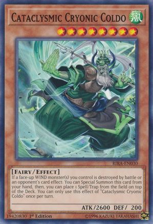 Cataclysmic Cryonic Coldo (RIRA-EN030) - Rising Rampage 1st Edition