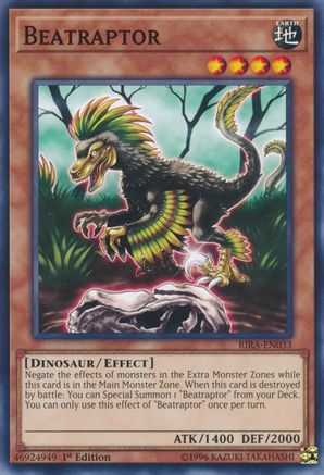 Beatraptor (RIRA-EN033) - Rising Rampage 1st Edition