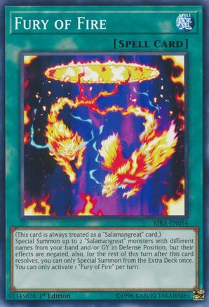 Fury of Fire (RIRA-EN054) - Rising Rampage Unlimited