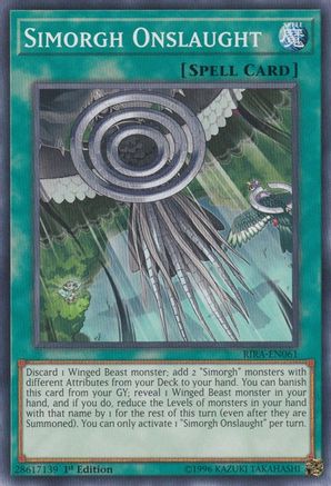 Simorgh Onslaught (RIRA-EN061) - Rising Rampage 1st Edition