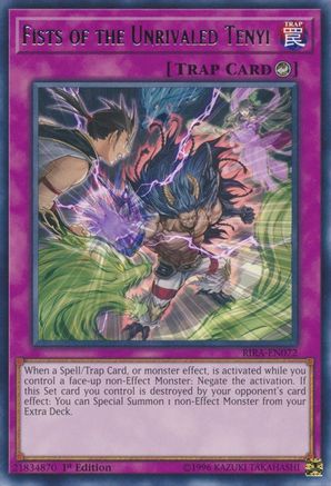 Fists of the Unrivaled Tenyi (RIRA-EN072) - Rising Rampage 1st Edition