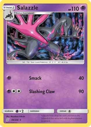 Salazzle (99)  - Reverse Holofoil SM  Unified Minds - Rare