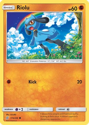 Riolu (115) (115) 115  SM  Unified Minds - Common