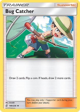 Bug Catcher/236  - Reverse Holofoil SM  Unified Minds - Uncommon