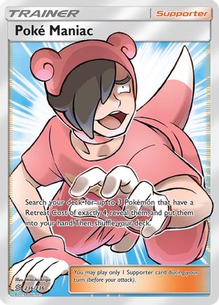 Poke Maniac (Full Art)  - Holofoil SM  Unified Minds - Ultra Rare