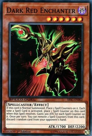 Dark Red Enchanter (SBSC-EN002) - Speed Duel: Scars of Battle 1st Edition
