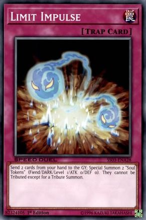 Limit Impulse (SS03-ENA28) - Speed Duel Decks: Ultimate Predators 1st Edition