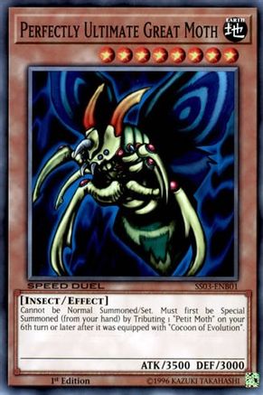 Perfectly Ultimate Great Moth (SS03-ENB01) - Speed Duel Decks: Ultimate Predators 1st Edition