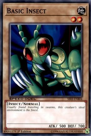 Basic Insect (SS03-ENB04) - Speed Duel Decks: Ultimate Predators 1st Edition