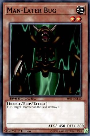 Man-Eater Bug (SS03-ENB10) - Speed Duel Decks: Ultimate Predators 1st Edition