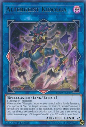 Altergeist Kidolga (MP19-EN024) - 2019 Gold Sarcophagus Tin Mega Pack Unlimited