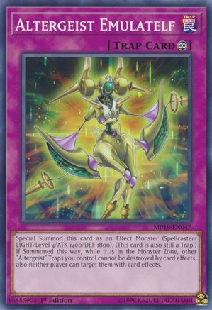Altergeist Emulatelf (MP19-EN047) - 2019 Gold Sarcophagus Tin Mega Pack Unlimited
