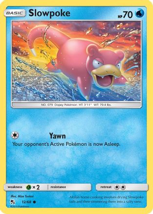 Slowpoke 012  Hidden Fates - Common
