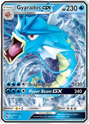 Gyarados GX 016  - Holofoil Hidden Fates - Ultra Rare