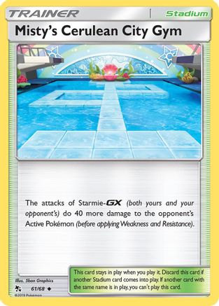 Misty's Cerulean City Gym 061  Hidden Fates - Uncommon