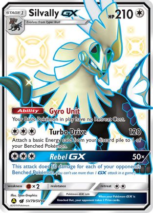 Silvally GX SV79  - Holofoil Hidden Fates Shiny Vault - Shiny Holo Rare