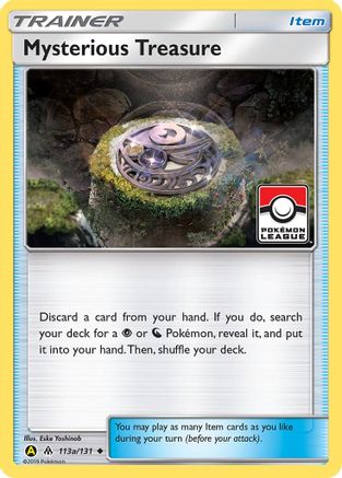 Mysterious Treasure (Pokemon League) 113a/131  - Reverse Holofoil League & Championship Cards - Promo