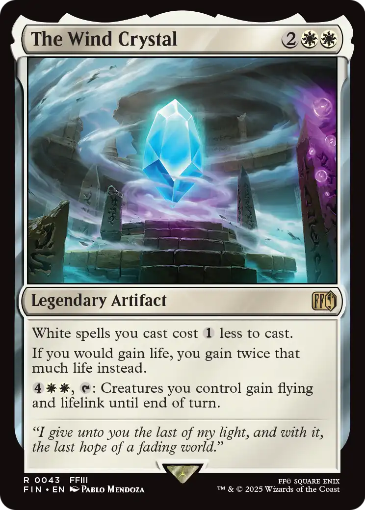 The Wind Crystal (FIN-043) - FINAL FANTASY Foil