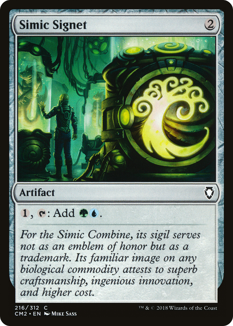 Simic Signet (216) (CM2-216) - Commander Anthology Volume II