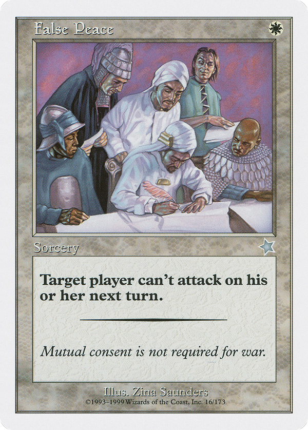 False Peace (S99-016) - Starter 1999