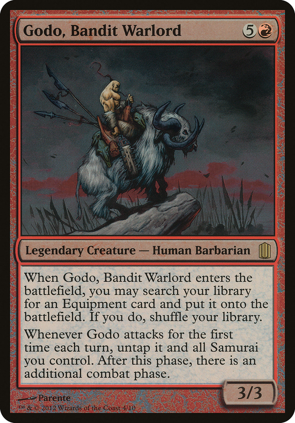 Godo, Bandit Warlord (Commander's Arsenal) (OVER-) - Commander's Arsenal Oversized Foil