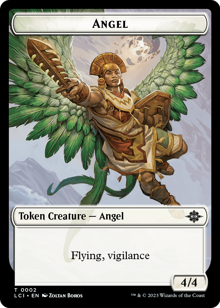 Angel (TLCI-002) - The Lost Caverns of Ixalan Tokens Foil