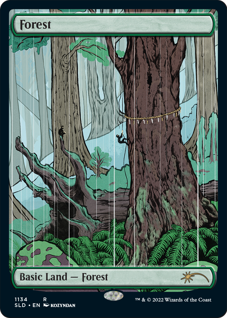Forest (1134) (SLD-1134) - Secret Lair Drop Foil