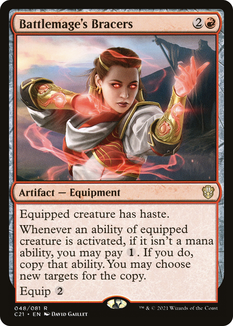 Battlemage's Bracers (C21-048) - Commander 2021
