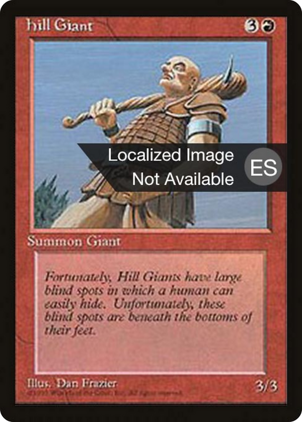 Hill Giant (4BB-) - Fourth Edition Foreign Black Border